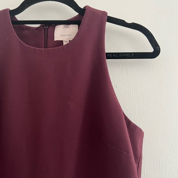 [cinq a sept] plum piper dress - Picture 5 of 7